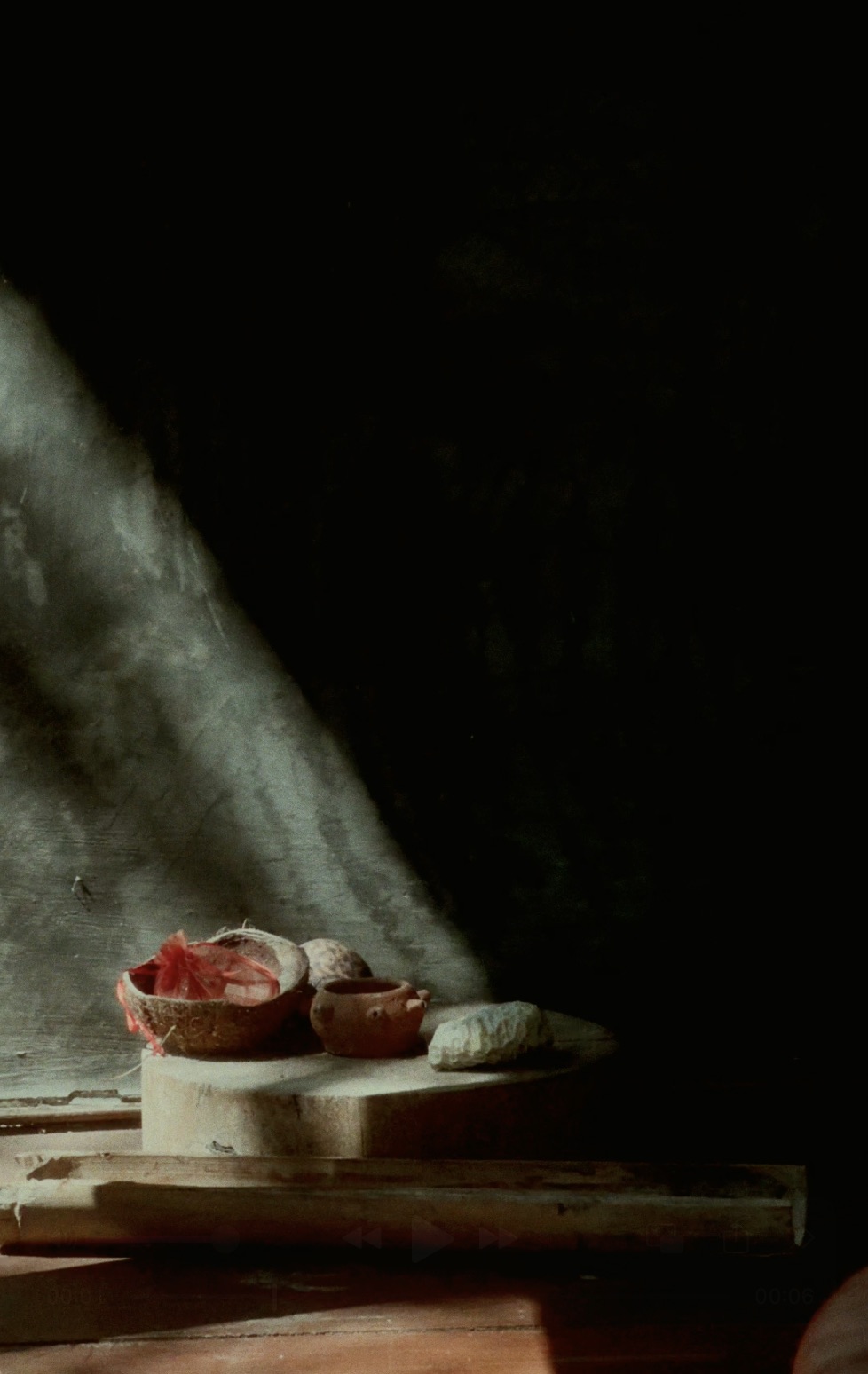 Ceramic bowls in soft light