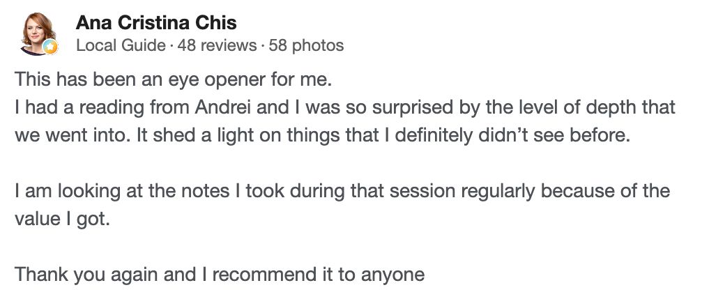 Client testimonial: “This has been an eye opener for me”